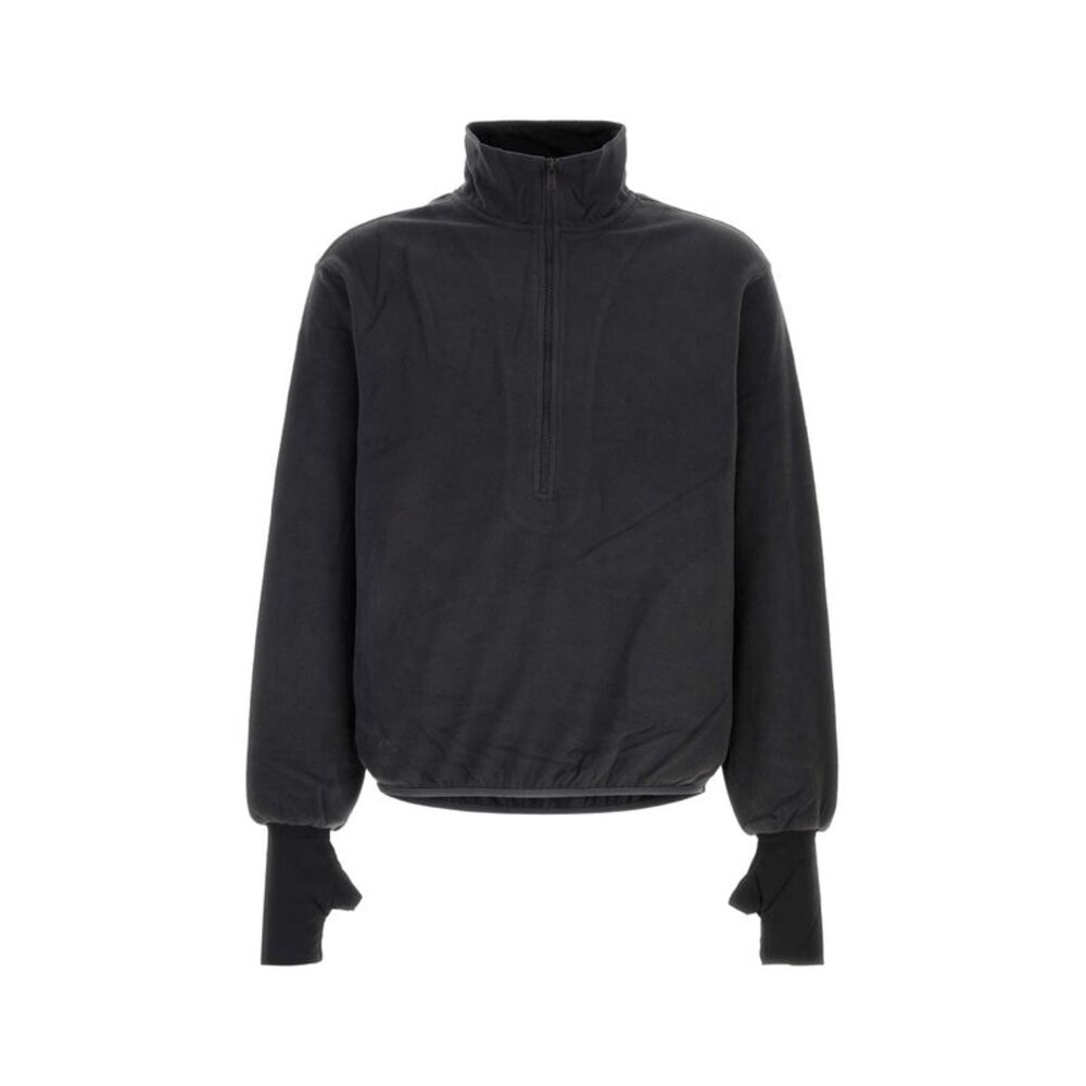 Entire Studios Men Black Pile Sweatshirt